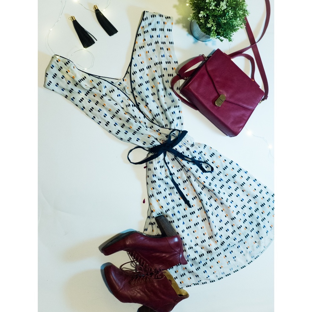 Cute PROMOD polka dot summer dress
